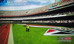Arquibancada do Estádio do Morumbi no Vídeo Game PES 2013