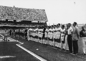 Jogo inaugural no estádio do Morumbi