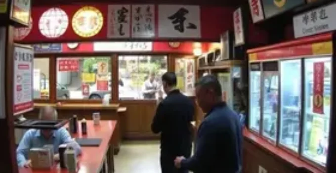 arrastão em restaurante japonês