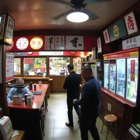 arrastão em restaurante japonês