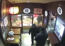 arrastão em restaurante japonês