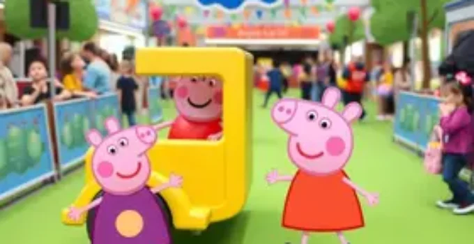 corrida infantil da Peppa Pig