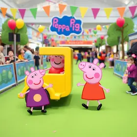 corrida infantil da Peppa Pig