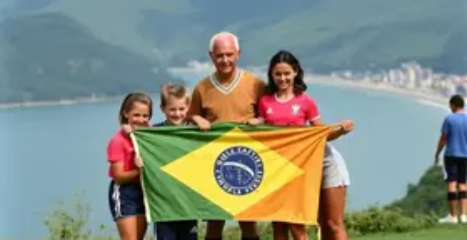 Família norueguesa em SP