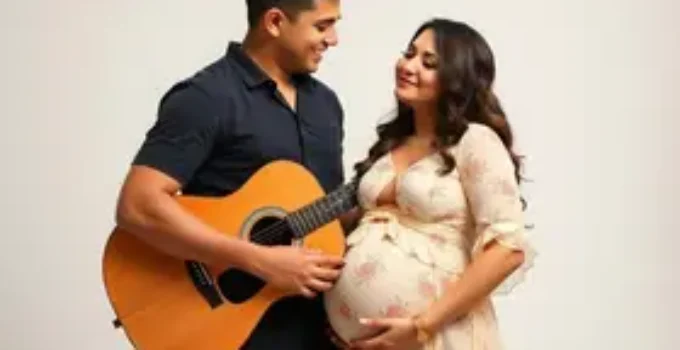 Lauana Prado grava novo projeto musical e gravidez
