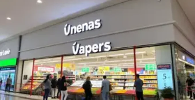 inauguração supermercado