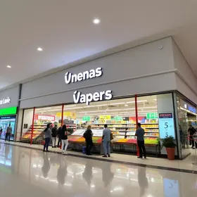 inauguração supermercado