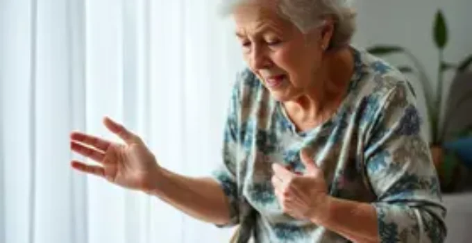 Idosa com Alzheimer sofre queda
