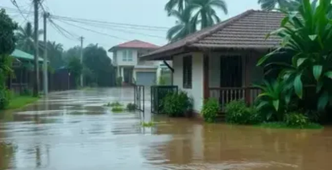 chuva alaga casa Morumbi
