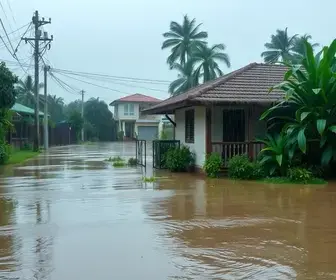 chuva alaga casa Morumbi